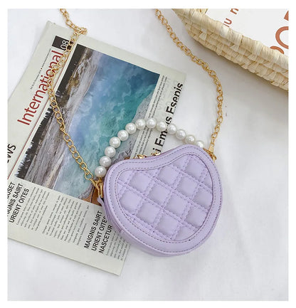Pearl Handle Girls Mini Shoulder Messenger BagPearl Handle Girls Mini Shoulder Messenger BagPearl Handle Girls Mini Shoulder Messenger Bag
